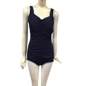 Maxine of Hollywood Navy Blue One Piece swimsuit